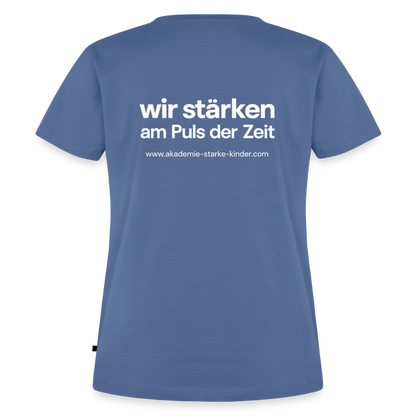Frauen Premium T-Shirt - Taubenblau