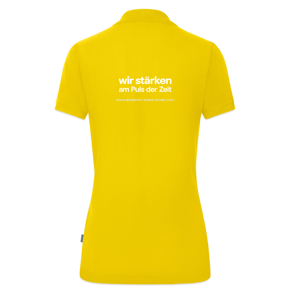 JAKO Frauen Polo Organic - Gelb