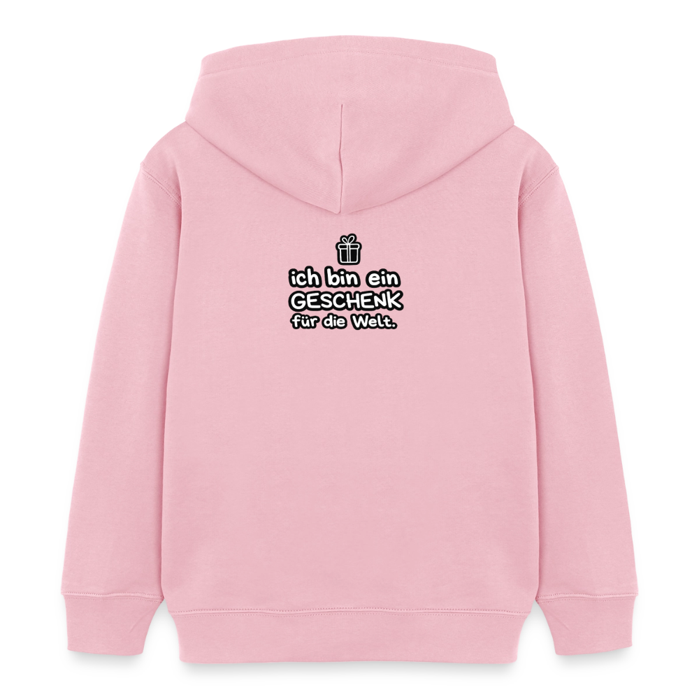 Kinder Organic Hoodie Mini Cruiser von Stanley/Stella - Hellrosa