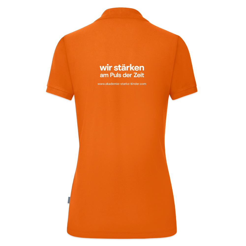 JAKO Frauen Polo Organic - Neonorange