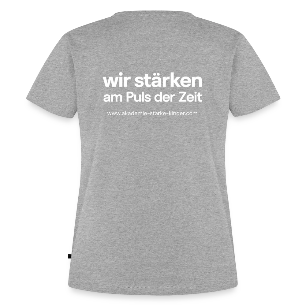 Frauen Premium T-Shirt - Grau meliert