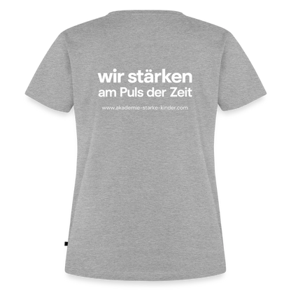 Frauen Premium T-Shirt - Grau meliert