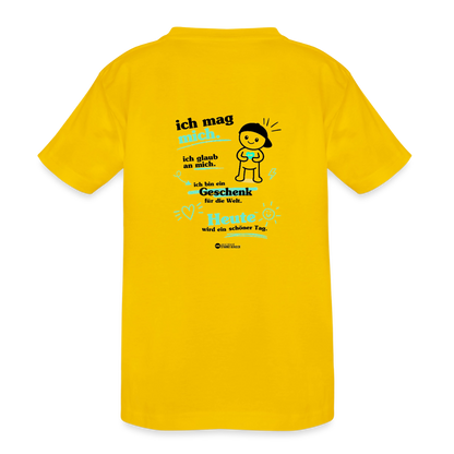 Kinder Heavy Cotton T-Shirt - Eigelb