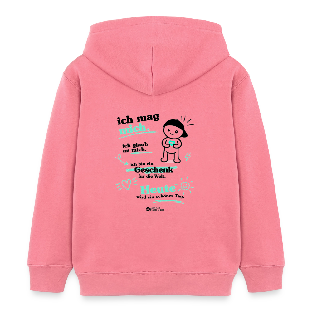 Kinder Organic Hoodie Mini Cruiser von Stanley/Stella - Pink 