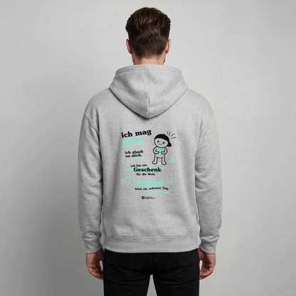 Oversized Unisex Hoodie von Stanley/Stella - Grau meliert