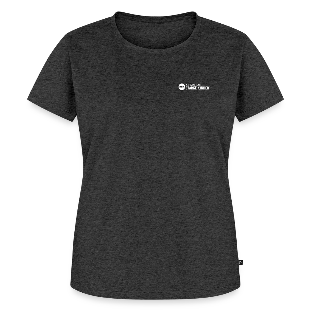Frauen Premium T-Shirt - Anthrazit meliert