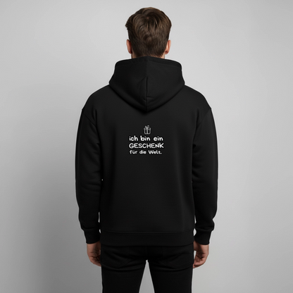 Oversized Unisex Hoodie - Schwarz