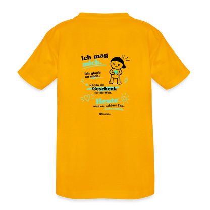 Kinder Heavy Cotton T-Shirt - Gold