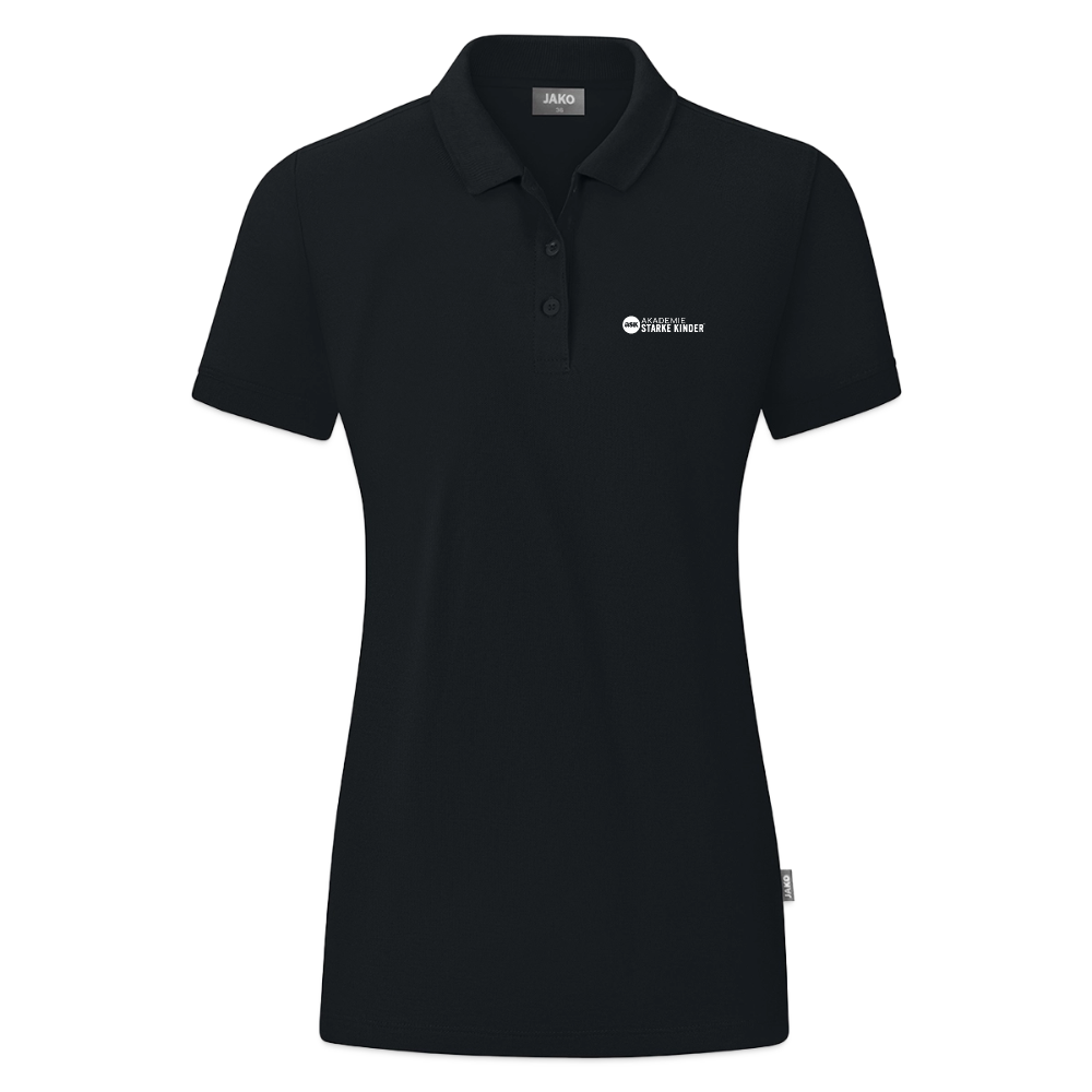 JAKO Frauen Polo Organic - Schwarz