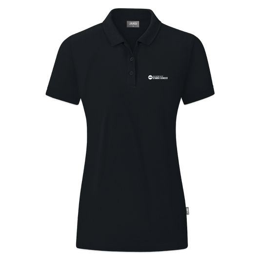 JAKO Frauen Polo Organic - Schwarz