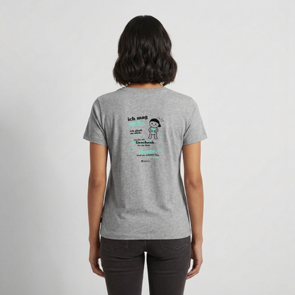 Frauen Premium T-Shirt - Grau meliert