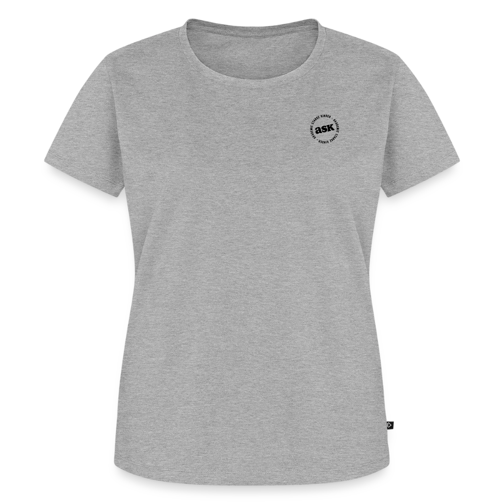 Frauen Premium T-Shirt - Grau meliert