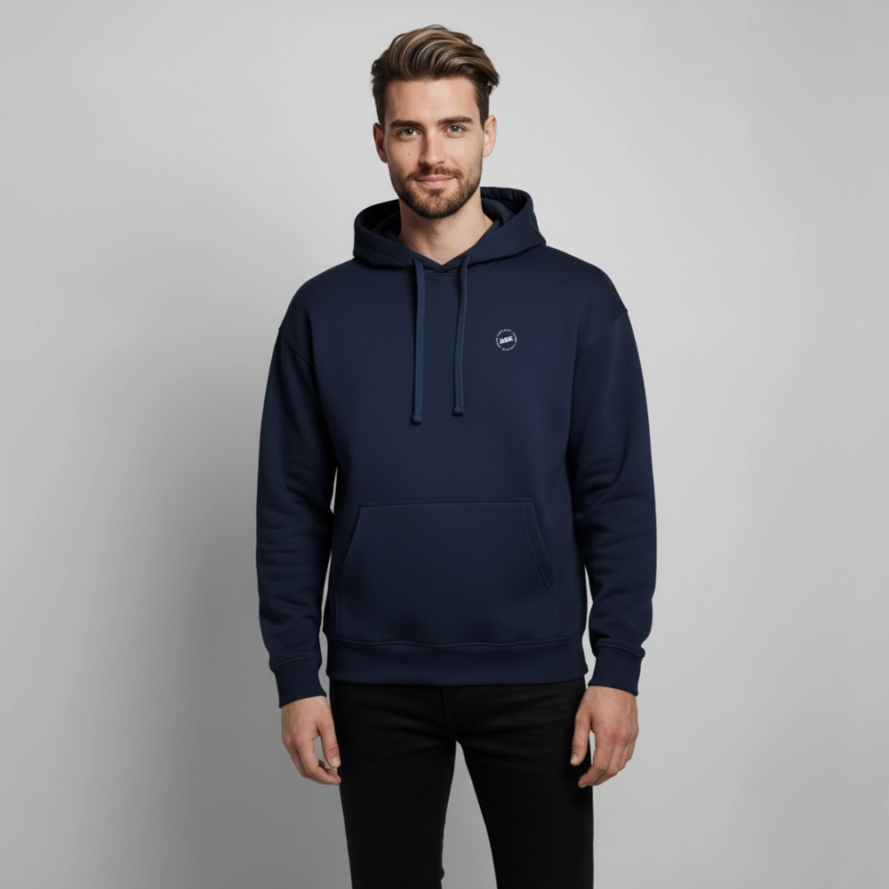 Oversized Unisex Hoodie - Navy