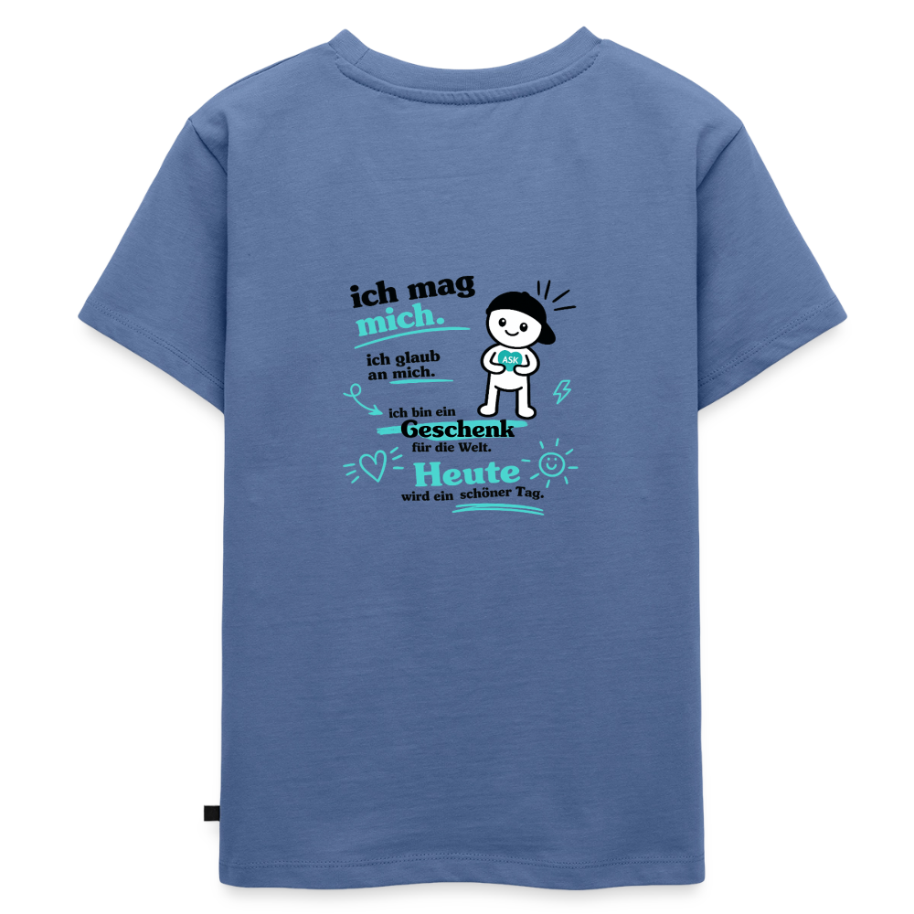 Kinder Premium T-Shirt - Taubenblau