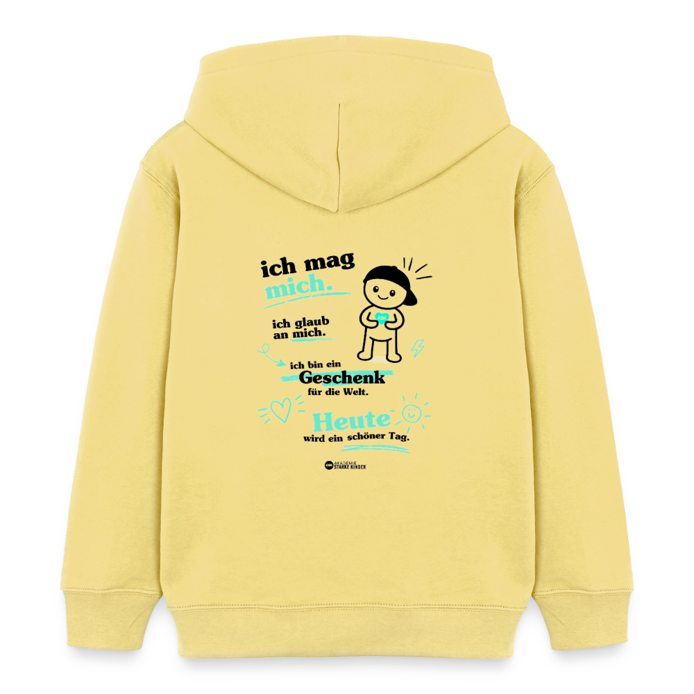 Kinder Organic Hoodie Mini Cruiser von Stanley/Stella - Gelb Viva 