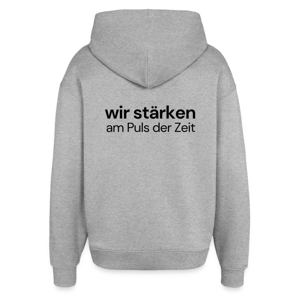 Oversized Unisex Hoodie von Stanley/Stella - Grau meliert