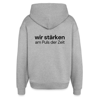Oversized Unisex Hoodie von Stanley/Stella - Grau meliert