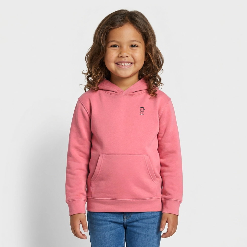 Kinder Organic Hoodie Mini Cruiser von Stanley/Stella - Pink 