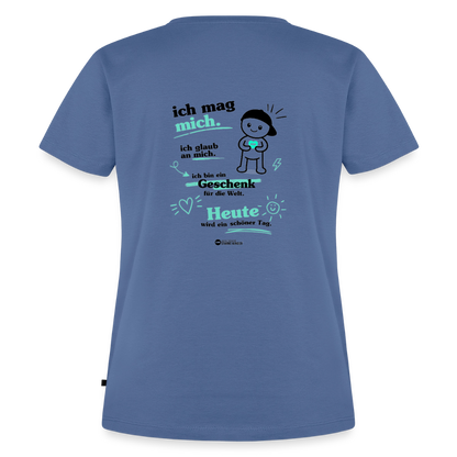 Frauen Premium T-Shirt - Taubenblau