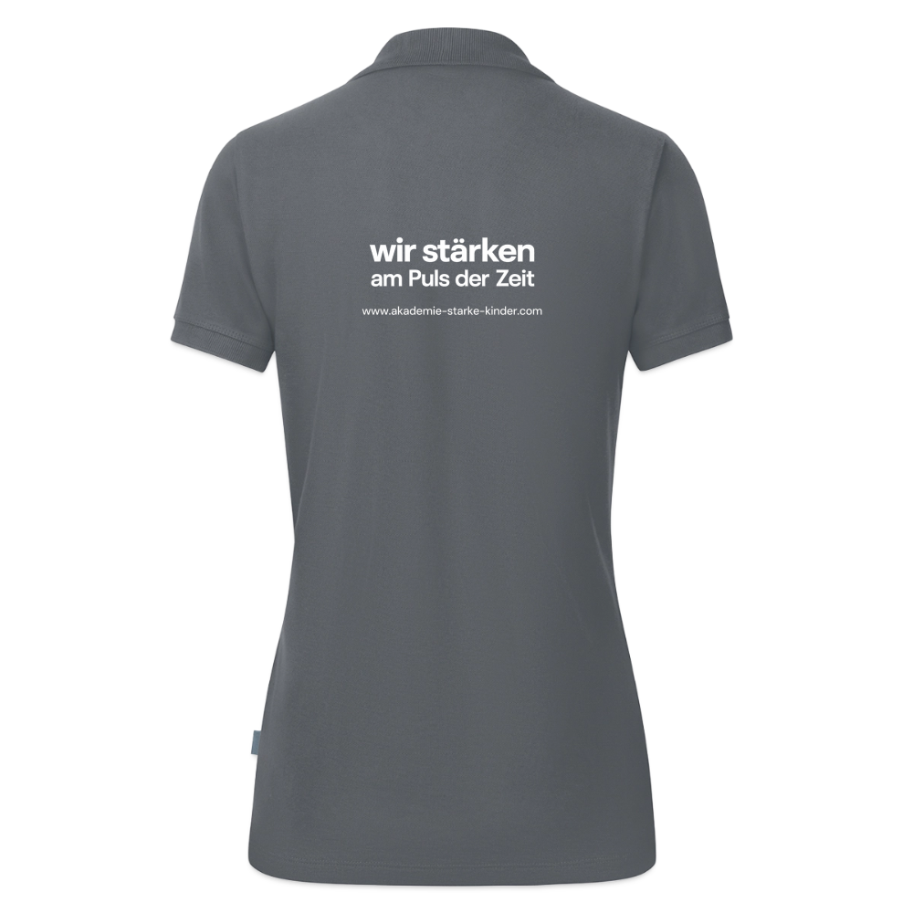 JAKO Frauen Polo Organic - Grau