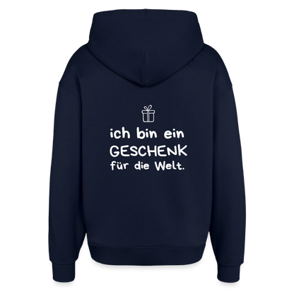 Oversized Unisex Hoodie - Navy