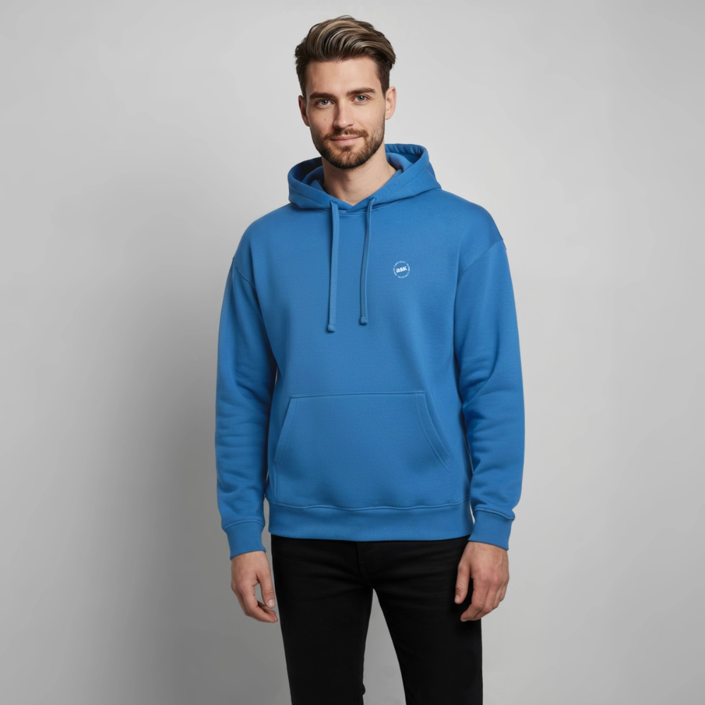 Oversized Unisex Hoodie - Achtsames Blau