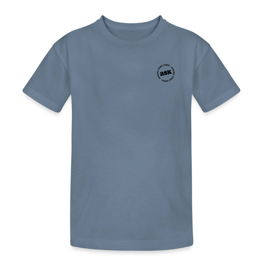 Kinder Heavy Cotton T-Shirt - Blaugrau