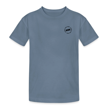 Kinder Heavy Cotton T-Shirt - Blaugrau