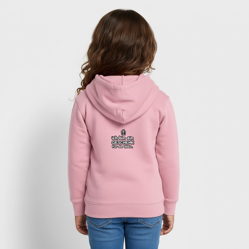 Kinder Organic Hoodie Mini Cruiser von Stanley/Stella - Hellrosa