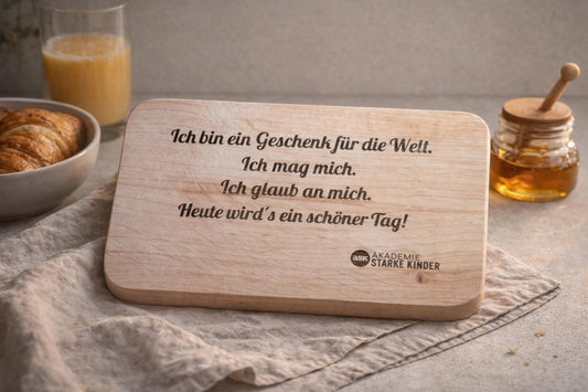 Frühstücksbrett Starke Kinder
