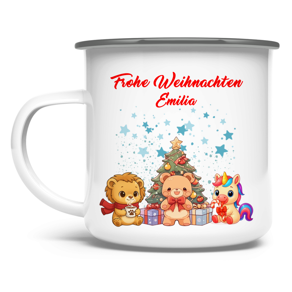 Emaille Tasse Tasse Weihnachten