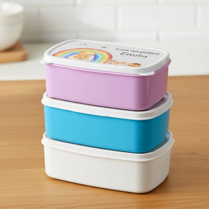 Brotdose mit Namen – praktische und sichere Lunchbox von Teddylicht
